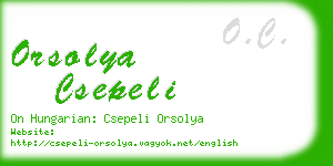 orsolya csepeli business card